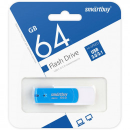 USB 3.0/3.1 Smartbuy 64GB Diamond Blue (SB64GBDB-3)                                                                                                                                                                                                       