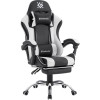 Игровое кресло Defender Tios чёрный/белый 