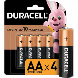 Батарейки Duracell LR6 BASIC (BL-4)                                                                                                                                                                                                                       