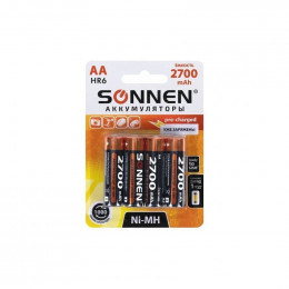 Аккумулятор R6 2700mAh SONNEN BL-4 455607                                                                                                                                                                                                                 