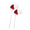 Наушники OLMIO Axis White/Red 