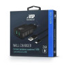 Сетевое зарядное устройство Borasco 2USB 1м черное (37263) 