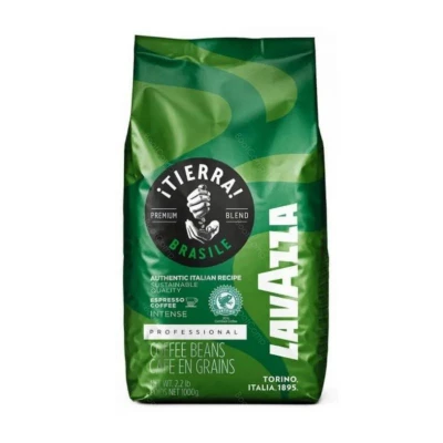 Кофе Lavazza Tierra Brasile 100% Arabica зерно жарен 1кг                                                                                                                                                                                                  