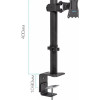 Кронштейн для мониторов Kromax CASPER-505 black 