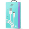 Кабель Borasco USB Type-C - USB 1 метр белый (34850) 
