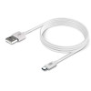 Кабель Borasco USB Type-C - USB 1 метр белый (34850) 
