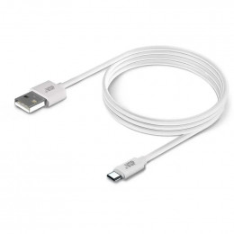 Кабель Borasco USB Type-C - USB 1 метр белый (34850)                                                                                                                                                                                                      