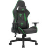 Игровое кресло Tline Astero чёрный/зелёный 