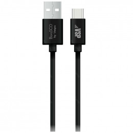 Кабель Borasco Lightning - USB Type C 1 метр черный                                                                                                                                                                                                       