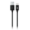 Кабель Borasco micro-USB - USB 1 метр черный 