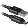 Кабель Defender USB09-03T PRO USB Type-C - USB 1 метр черный 