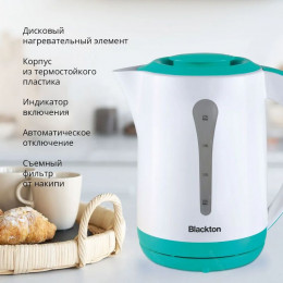 Чайник электрический Blackton KT1730P Белый/Бирюзовый                                                                                                                                                                                                     