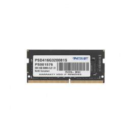 Оперативная память SODIMM DDR4 16384MB PC25600 3200MHz Patriot (PSD416G320081S)                                                                                                                                                                           