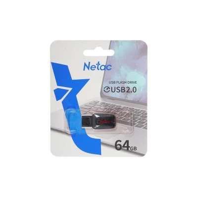 Память USB2.0 Flash Drive 64Gb Netac U197 BLACK [NT03U197N-064G-20BK]                                                                                                                                                                                     