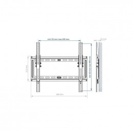 Крепление настенное наклонное для TV KROMAX Ideal-4                                                                                                                                                                                                       