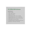 Внешний бокс для SSD M2 Ugreen CM400 (10902) 
