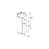 Холодильная камера встраиваемая Bosch KIR81ADD0 