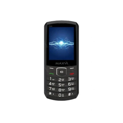 Мобильный телефон Maxvi P33 black                                                                                                                                                                                                                         