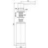 Дозатор PAULMARK SAUBER-431(WH) белый матовый 