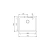 Кухонная мойка TEKA FORSQUARE 50.40 TG 115230009 белый 