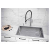 Кухонная мойка PAULMARK NEXT-SKEW 74 UNI-BS PM887444-BS сталь 