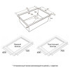 Кухонная мойка PAULMARK NEXT-SKEW 74 UNI-BS PM887444-BS сталь 