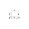 Кухонная мойка BLANCO SUBLINE 500-F 523532 антрацит 