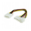 Кабель питания Molex - Molex + ATX (4 pin) GEMBIRD (CC-PSU-4) 0.15 метра 