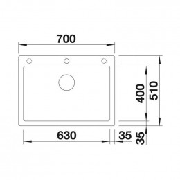 Кухонная мойка BLANCO PLEON 8 (527323) вулканический серый                                                                                                                                                                                                