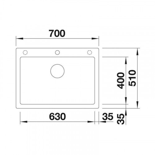 Кухонная мойка BLANCO PLEON 8 (527323) вулканический серый 