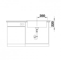 Кухонная мойка BLANCO PLEON 8 (527323) вулканический серый                                                                                                                                                                                                