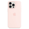 Чехол Apple iPhone 15 Pro Max Silicone Case with MagSafe - Light Pink MT1U3 