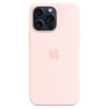 Чехол Apple iPhone 15 Pro Max Silicone Case with MagSafe - Light Pink MT1U3 