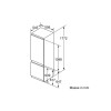 Холодильник встраиваемый Bosch KIS87AFE0 