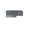 Клавиатура для Dell Inspiron 3511 серая с подсветкой 