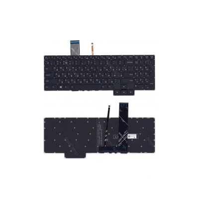 Клавиатура для Lenovo IdeaPad Gaming 3-15ARH05 черная с белой подсветкой                                                                                                                                                                                  