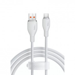 Кабель Baseus Pudding Series 100W Type-C - USB 1,2 метра P10355703221-00 белый                                                                                                                                                                            