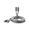 Кабель UGREEN AV104 (10520) 2RCA Male to 2RCA 5м 