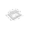 Поверхность индукционная KRONA ERDE 30 BL 2BFTS 