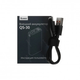 Портативная батарея OLMIO QS-30 (044460) 30000мАч темно-зеленая                                                                                                                                                                                           
