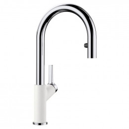 Кухонный смеситель BLANCO CARENA-S Vario (521368) хром-белый                                                                                                                                                                                              