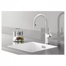 Кухонный смеситель BLANCO CARENA-S Vario (521368) хром-белый                                                                                                                                                                                              