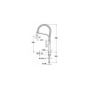 Кухонный смеситель TEKA FO 997 (62997020FN) хром-черный 