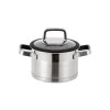 Кастрюля DOMOLETTI Grey Metallic FC124 4.4L с крышкой 