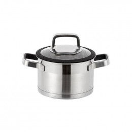Кастрюля DOMOLETTI Grey Metallic FC124 4.4L с крышкой                                                                                                                                                                                                     