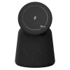 Беспроводное зарядное устройство Uzay Drum Charger 2in1 черный 