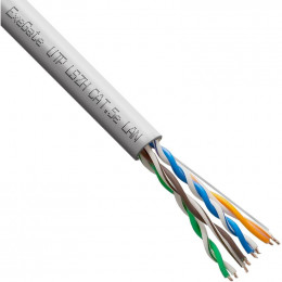 Кабель Exegate UTP CAT 5E медь, 25AWG 305м серый (EX289281RUS)                                                                                                                                                                                            