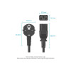 Кабель питания CEE 7/7 - IEC 320 C13 Vention ZCJBAC 1.8м 