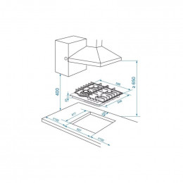 Поверхность газовая Haier HHX-M64RFVLX TD0050131RU                                                                                                                                                                                                        