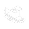Вытяжка встраиваемая Elica HIDDEN 2.0 IX/A/52 